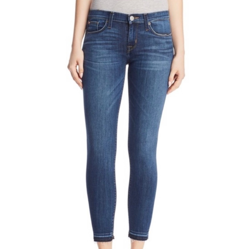 Hudson Natalie Mid Crop Skinny Release Hem…